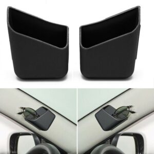 Mantén tu coche organizado con soporte de caja de almacenamiento de accesorios interiores para automóvil de 2 piezas-