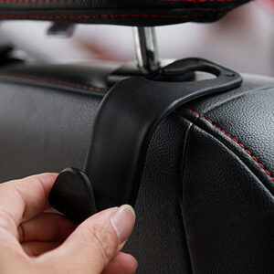 2 piezas ganchos organizadores para colgar piezas de asiento de coche accesorios interiores de coche-
