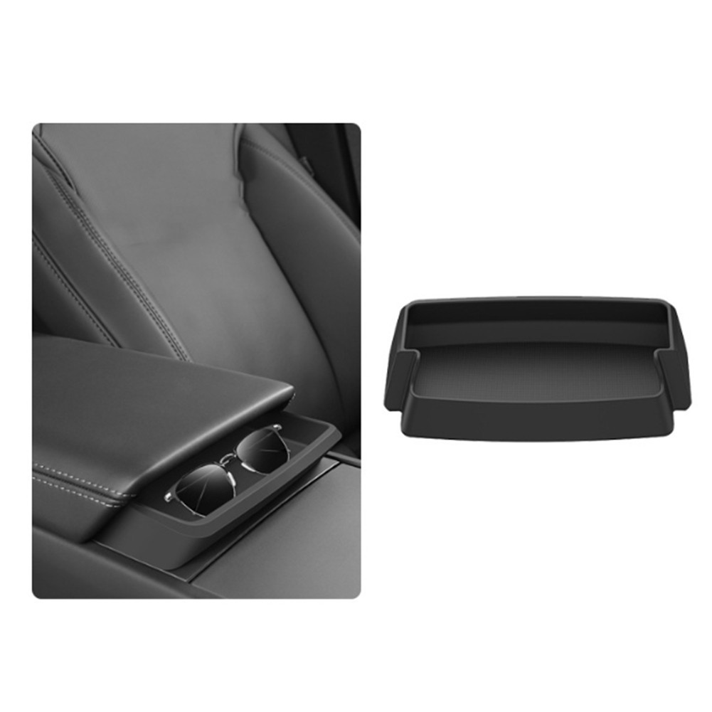 Accesorios Almacenamiento Coche Apoyabrazos Almacenamiento Automotriz Interior Doble Capa Estructura- - Image 4