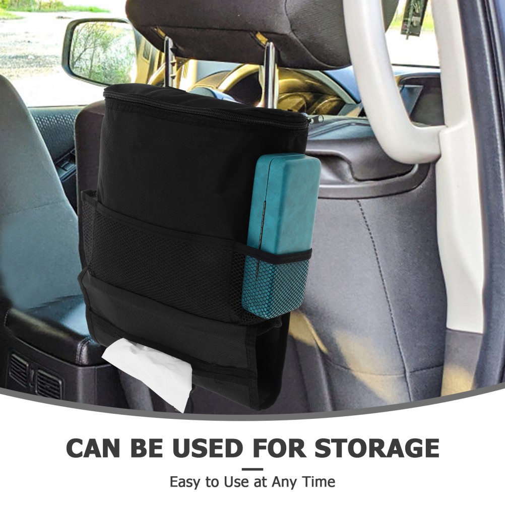 Organizador de asiento de coche asiento trasero almacenamiento bolsa colgante organización trasera- - Image 2