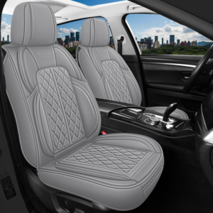 Leather Automotive Seat Covers Universal Fit for Cars, SUV, Sedans, Anti-Slip &