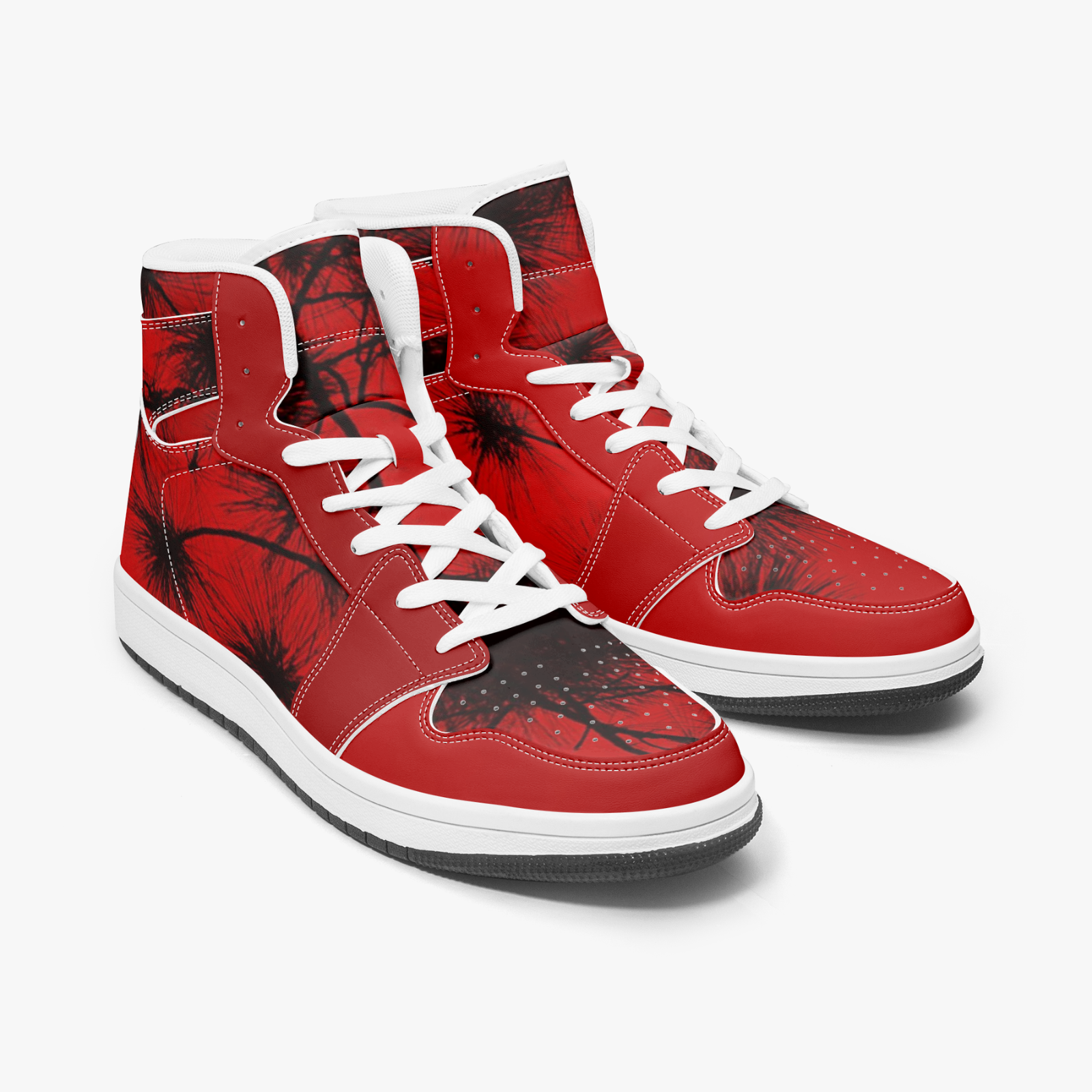 UVelsi Zapatos de Cuero Premium Para Hombre X Rojo Negro Moda Tenis Hombres Zapatos-