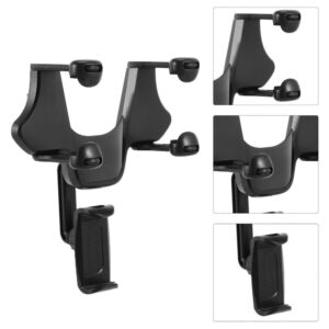 Soporte de teléfono de plástico para montaje en espejo retrovisor de coche accesorios automotrices-