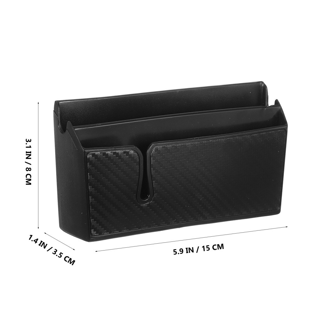 Caja de almacenamiento para automóvil consolas automotrices organizadores soportes para teléfonos móviles para ventilación- - Image 4