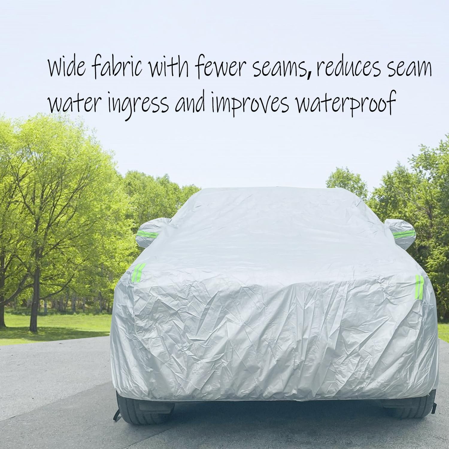 Funda Coche Impermeable Exterior Coche Fundas para Automóviles con Algodón- - Image 3