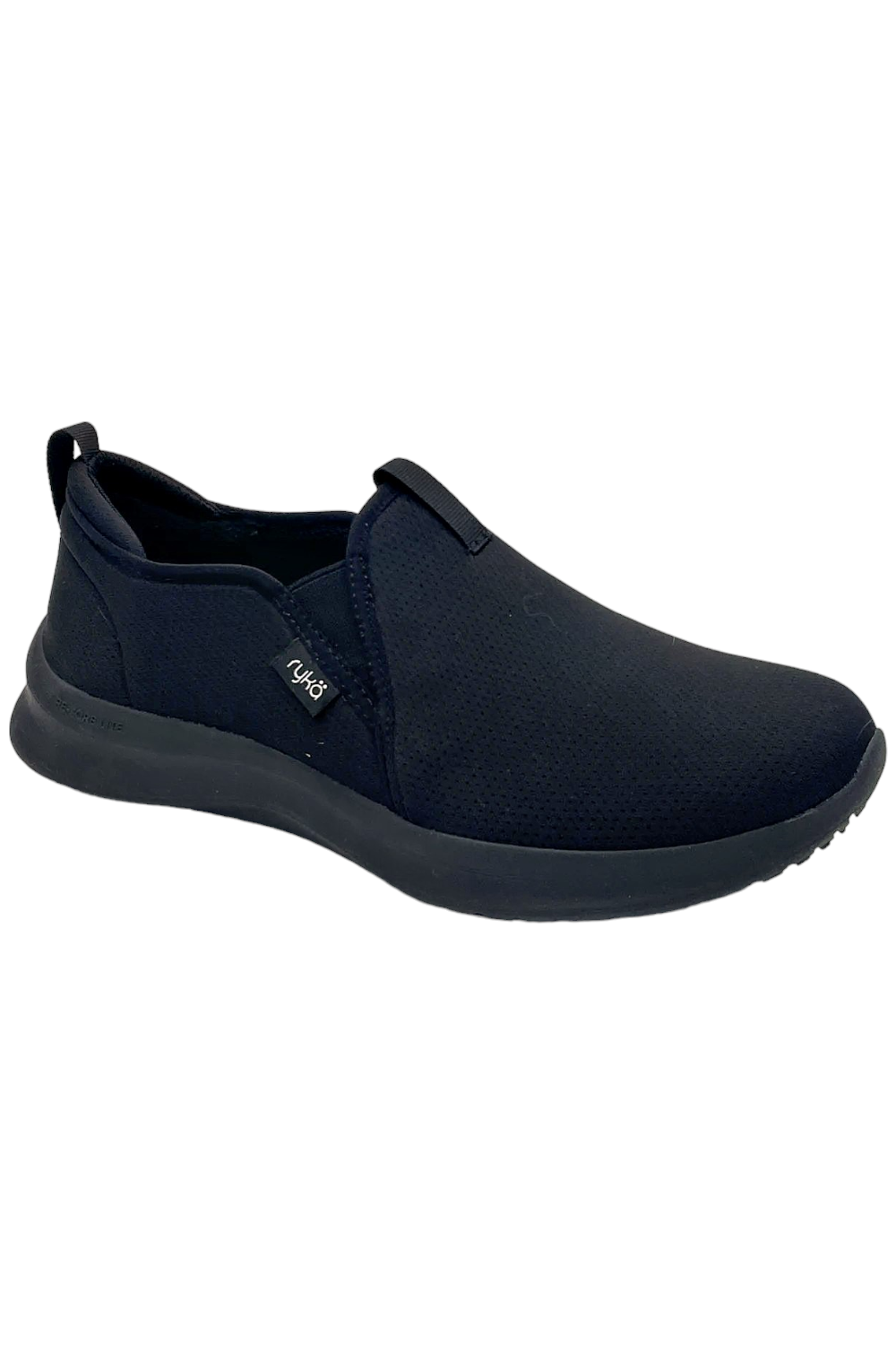 Zapatillas sin cordones Ryka lavables de recuperación Revive negras-