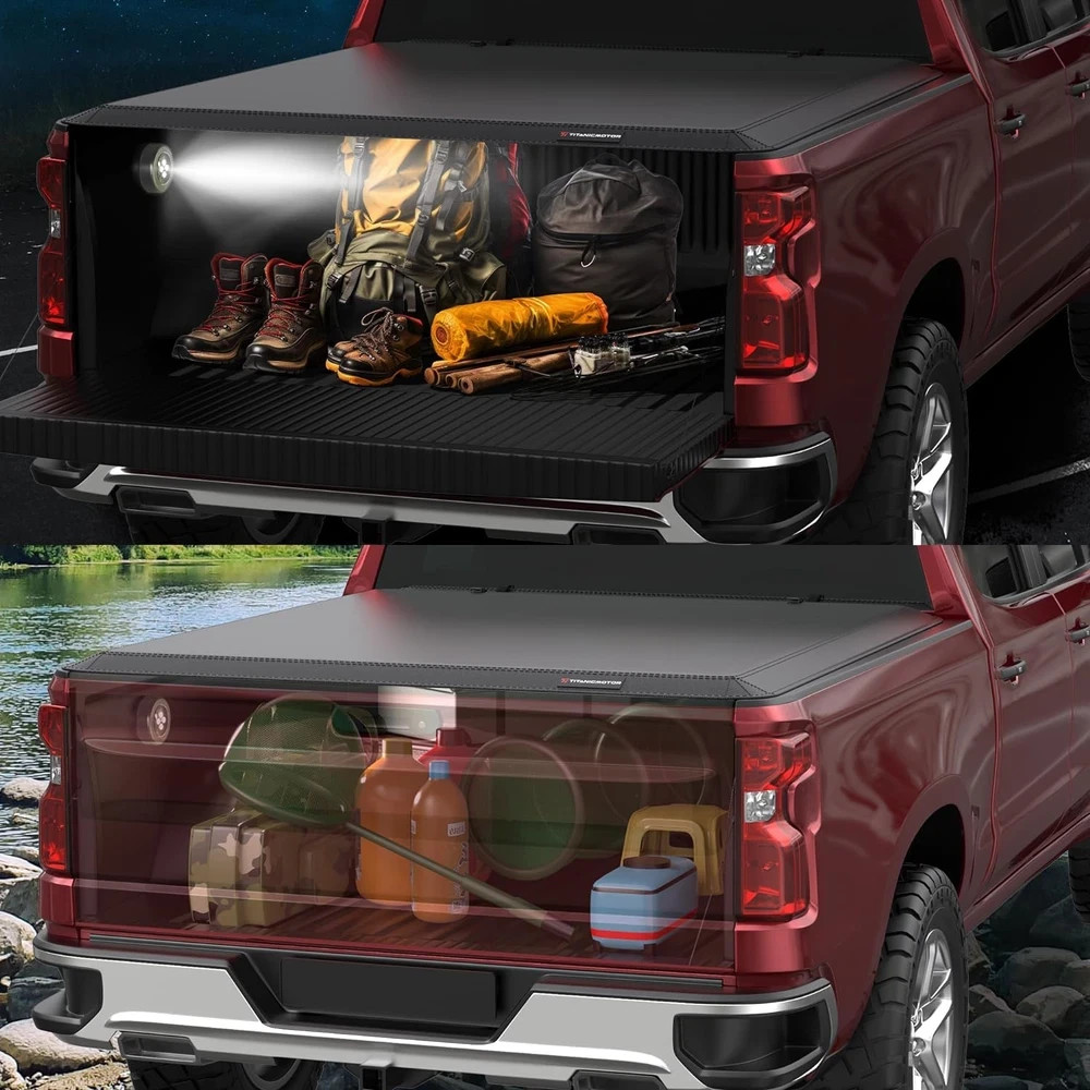 Soft Quad Truck Bed Tonneau Cover Compatible for 2002-2024 2025 Dodge Ram 1500 F - Image 4