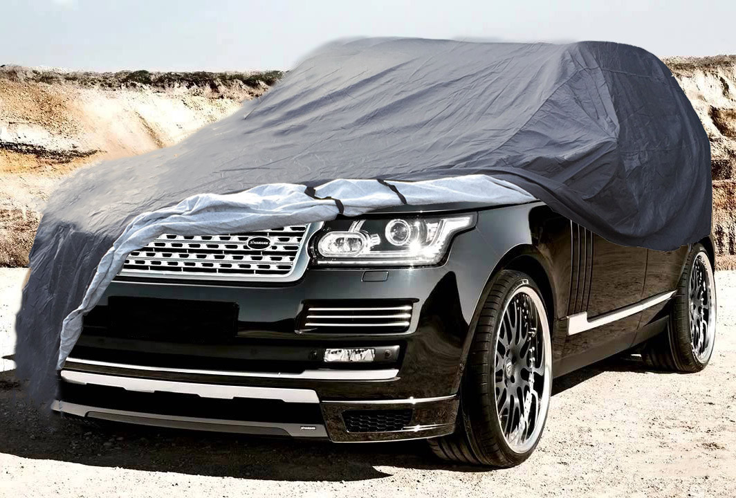 Heavy Duty Car Cover All Weather UV Protective Waterproof Cotton Forred - 4x4XL- - Image 2