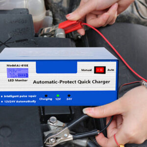 Profesional 400AH Inteligente 12V 24V Coche Coche Batería Cargador Impulso Reparación-