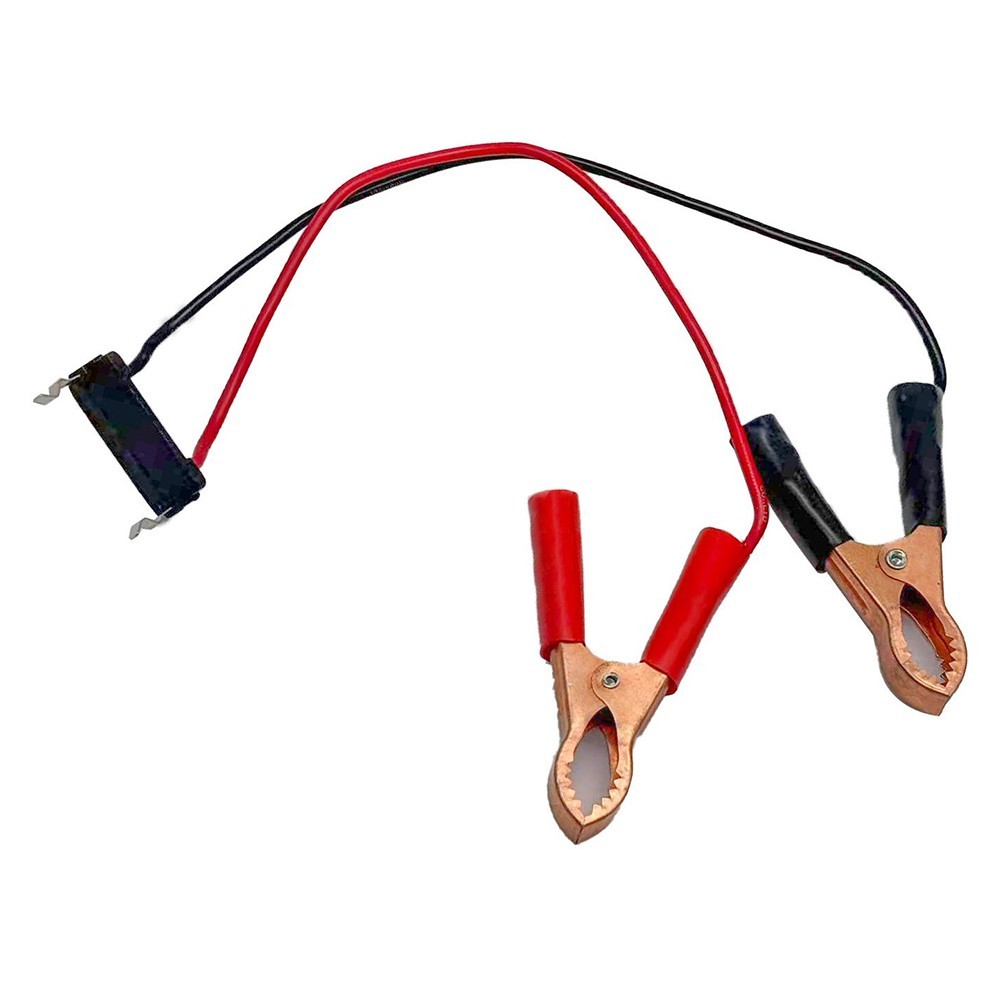 Adaptador conector portátil de carga de batería automotriz con clip de batería-