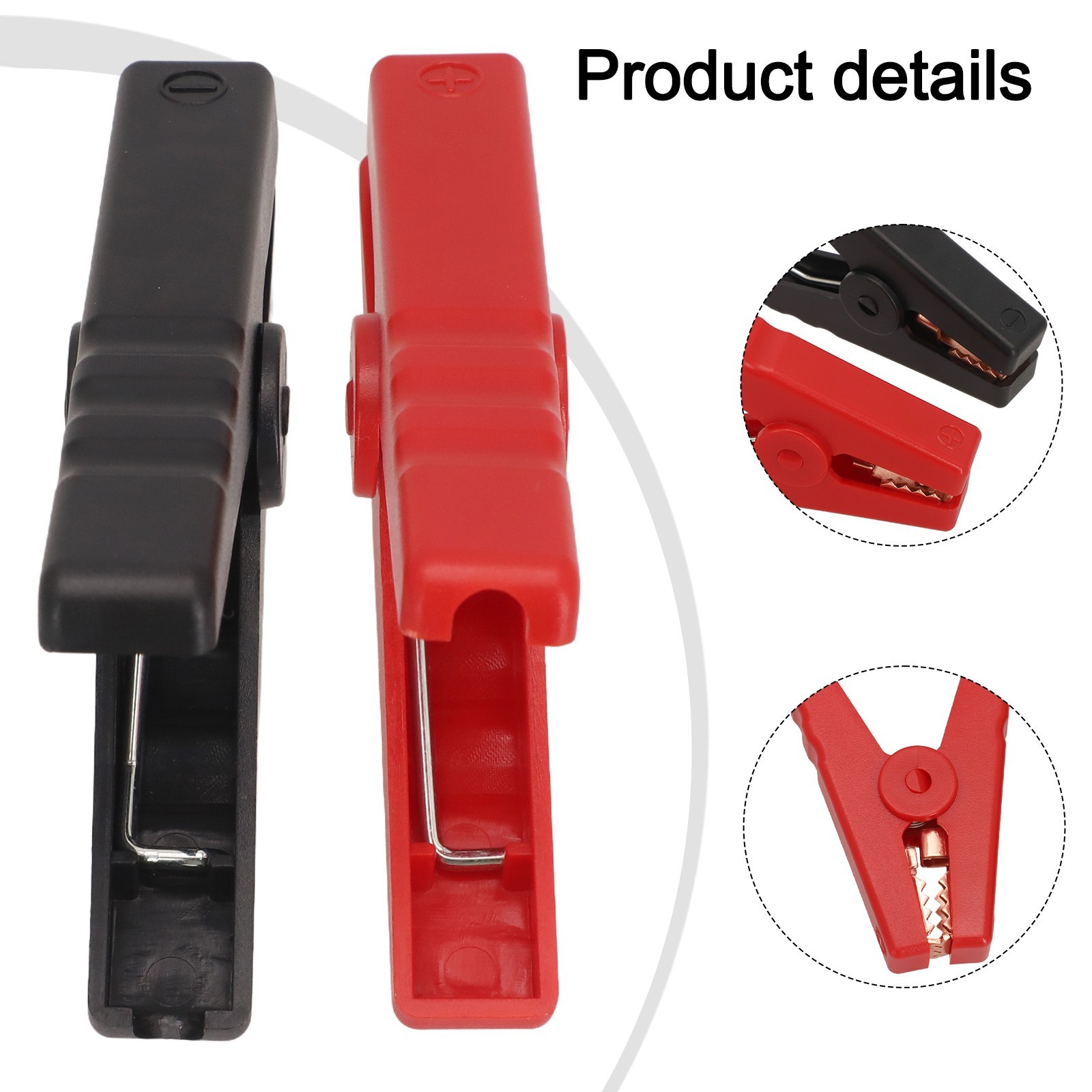 Clips de cocodrilo aislados Quick Connect 100A para carga automotriz 2 piezas- - Image 3