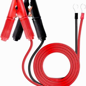 Cable de carga de batería automotriz con clips de cocodrilo-