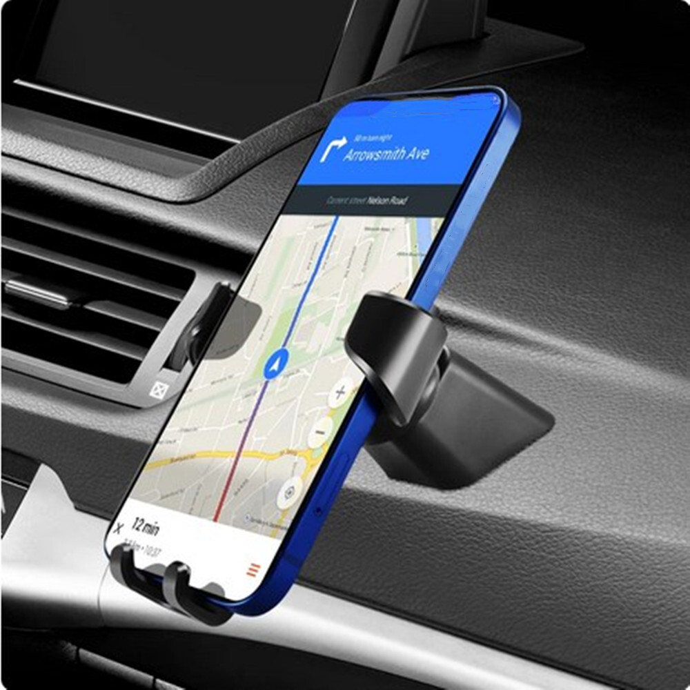 Soporte universal negro con base de ventilación automática para tablero de instrumentos soporte para teléfono automotriz- - Image 4