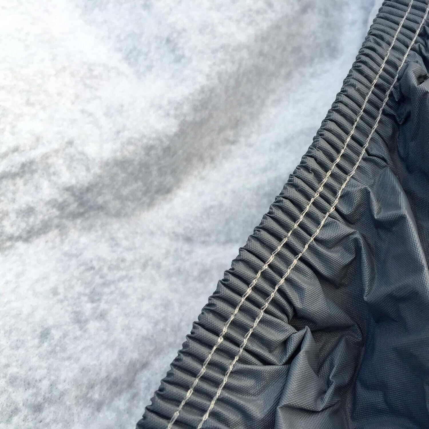 Cubierta de coche resistente impermeable lluvia nieve protección UV exterior universal L2- - Image 3