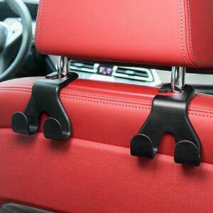 Gancho trasero asiento coche soporte teléfono oculto multifunción accesorio automotriz-