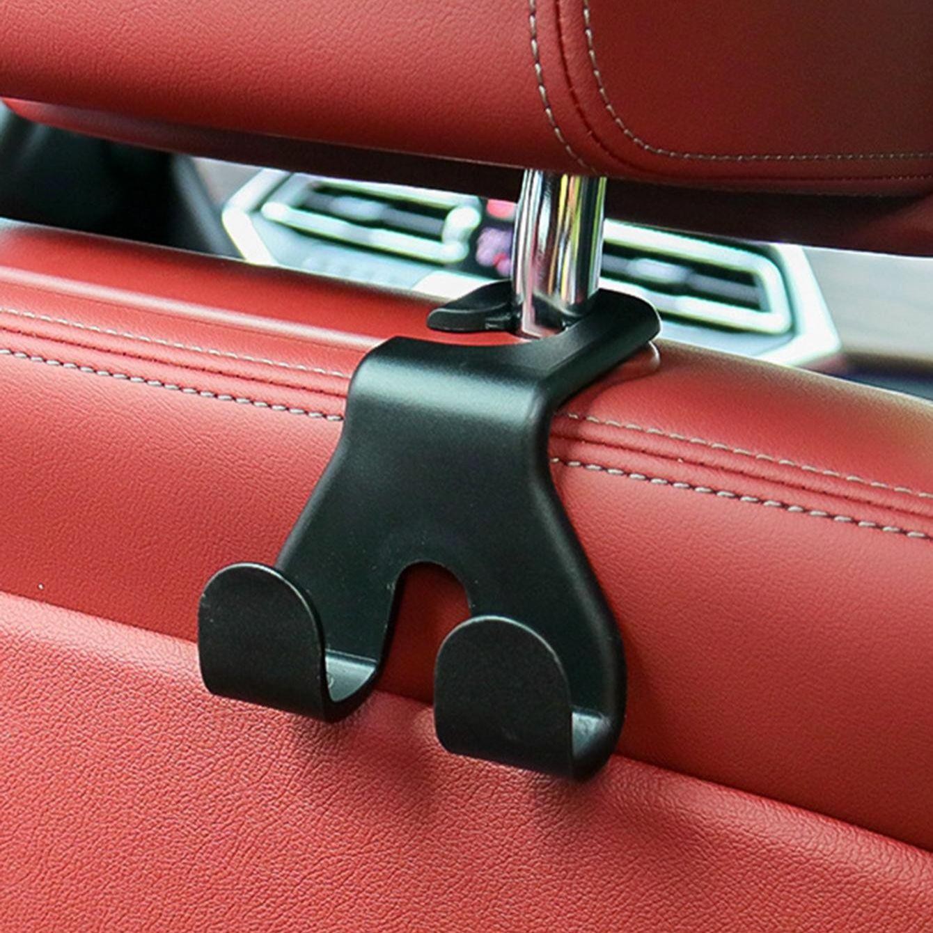 Gancho trasero asiento coche soporte teléfono oculto multifunción accesorio automotriz- - Image 2