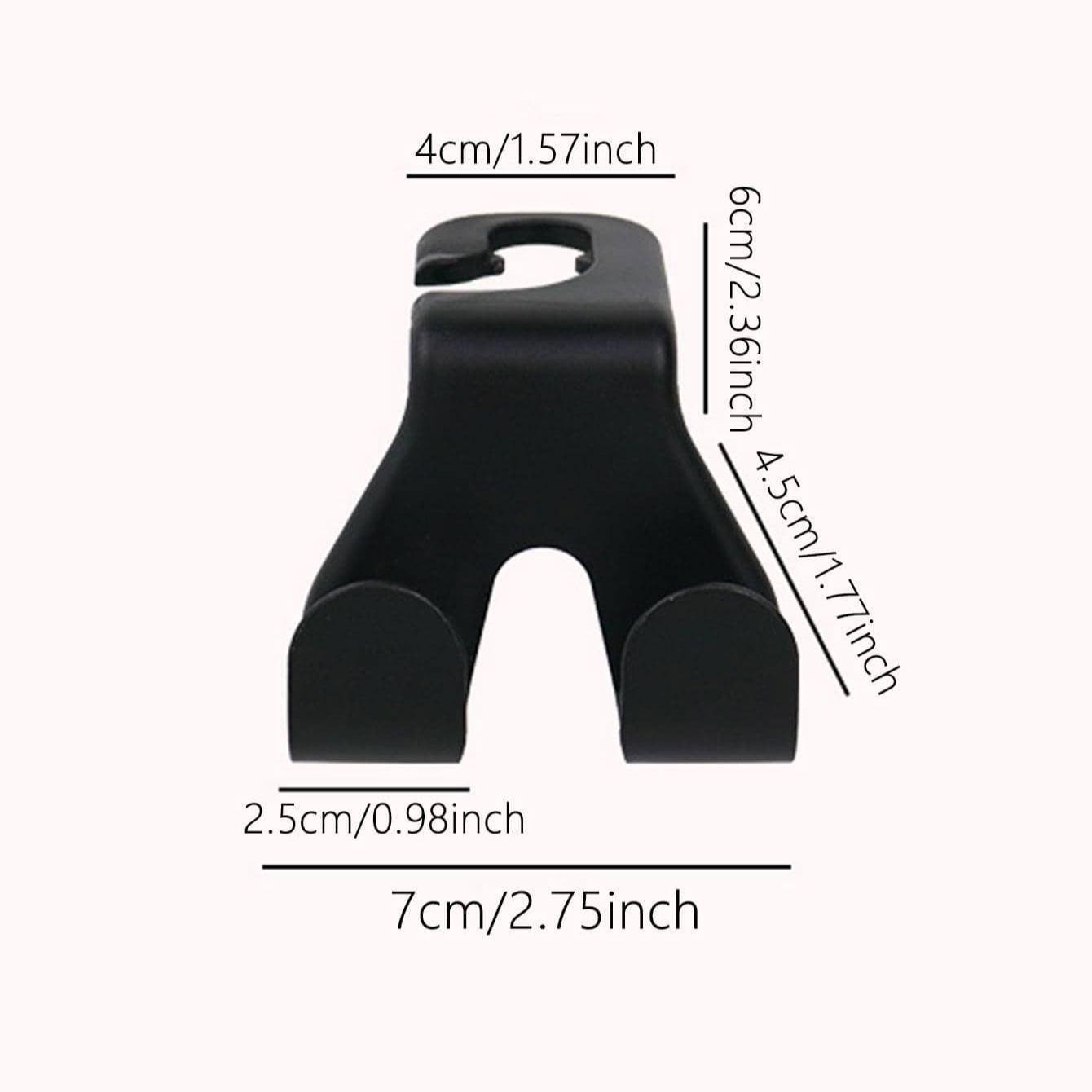 Gancho trasero asiento coche soporte teléfono oculto multifunción accesorio automotriz- - Image 4