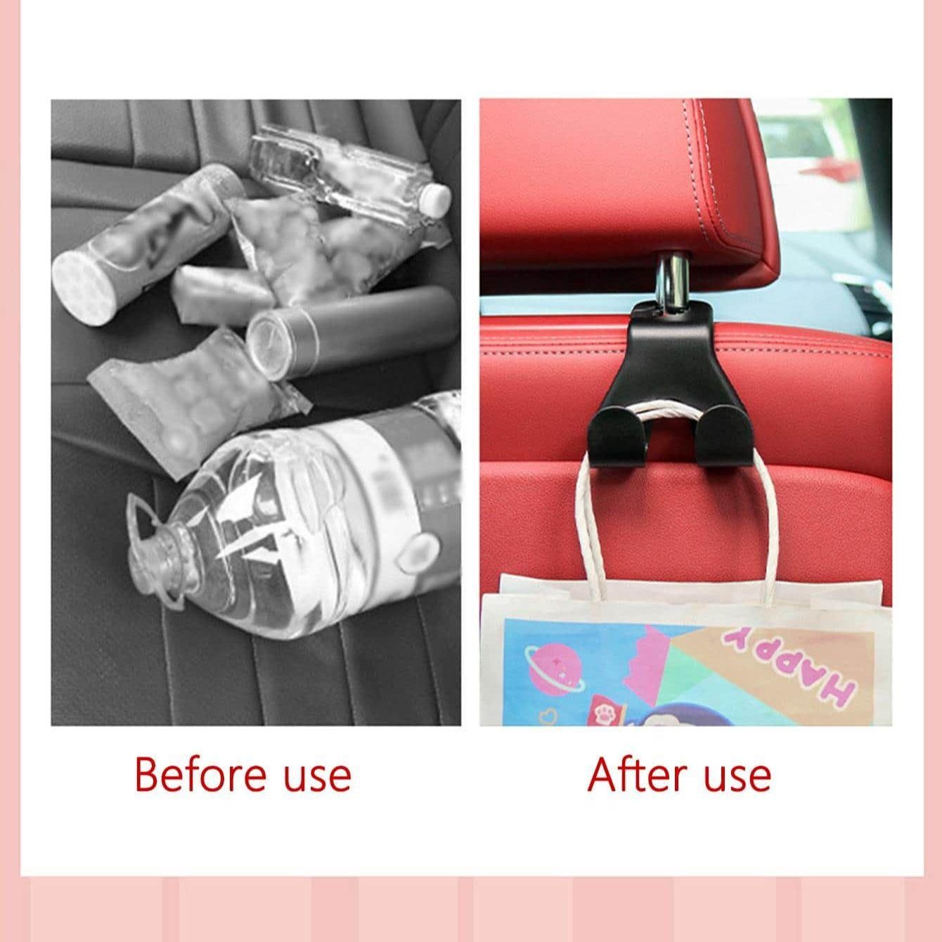 Gancho trasero asiento coche soporte teléfono oculto multifunción accesorio automotriz- - Image 5