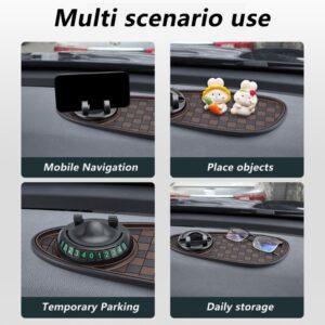 Soporte universal para teléfono de montaje en automóvil base antideslizante actualizaciones de base para teléfono automotriz-