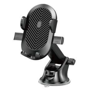 Soporte para teléfono automotriz con ventosa y flexibilidad para comodidad de conducción-