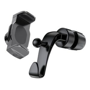 Soporte de teléfono ABS 360 ajustable para reposacabezas automático montaje de asiento trasero automotriz-