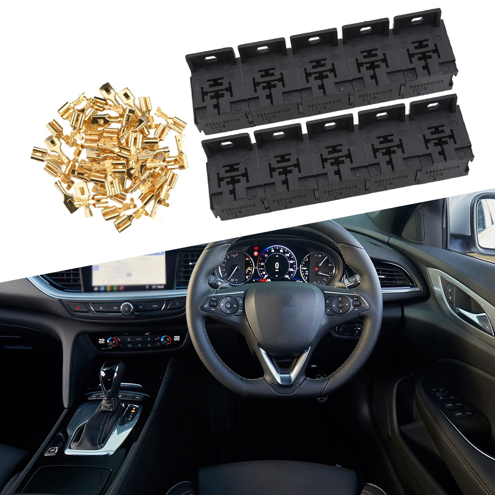 Relay Socket Holders Set of 10 for Efficient Automotive Device Control - Image 2