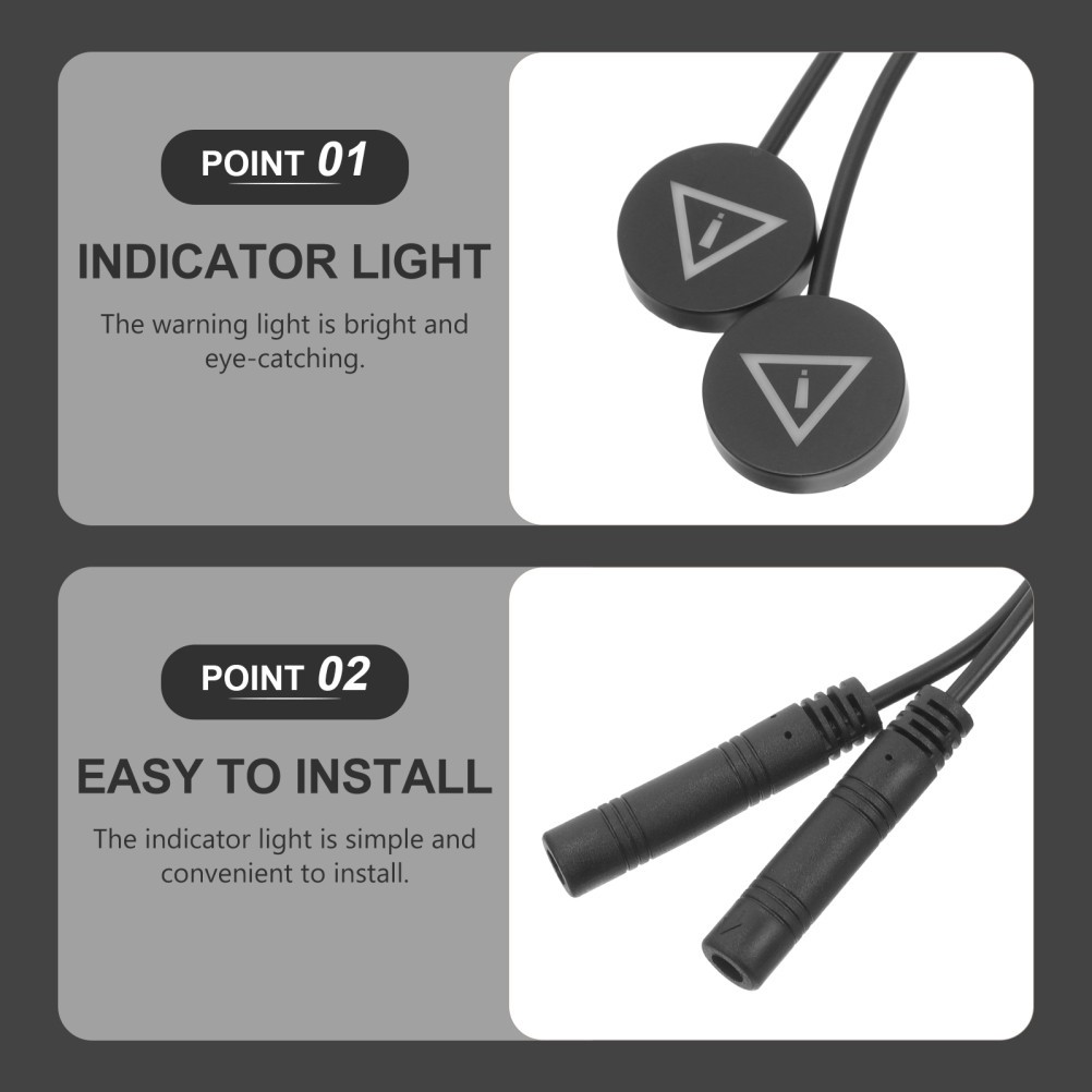 Luces indicadoras automotrices de detección de sistema de monitoreo de punto ciego- - Image 3