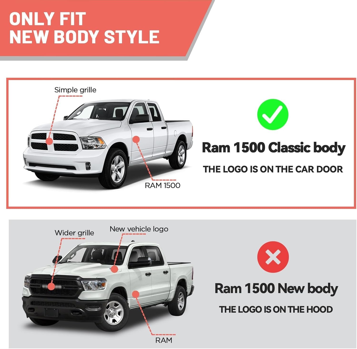 Soft Roll up Truck Bed Tonneau Cover Compatible with 2002-2024 Dodge Ram 1500 (1 - Image 4
