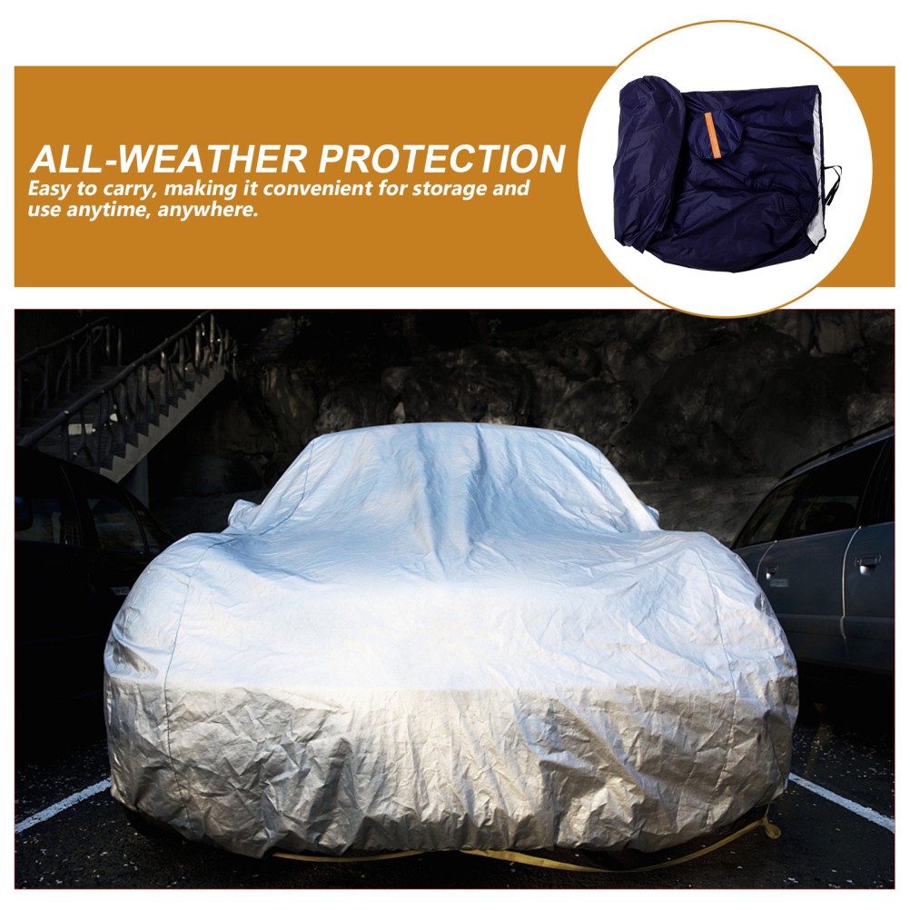 Cubierta de coche exterior cubierta protectora resistente a la intemperie cubierta de coche completa talla 3XL- - Image 5