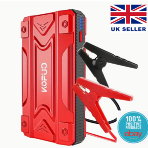 Portable Car Battery Jump Starter Emergency Power Bank, starts up to 6L vehicles