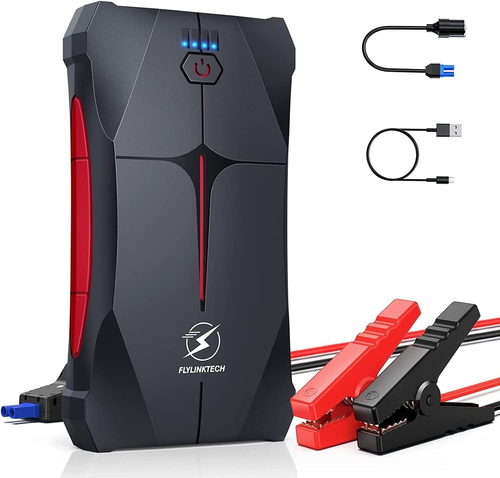 Arrancador de salto de coche, batería portátil FLYLINKTECH 4000A pico 12V -