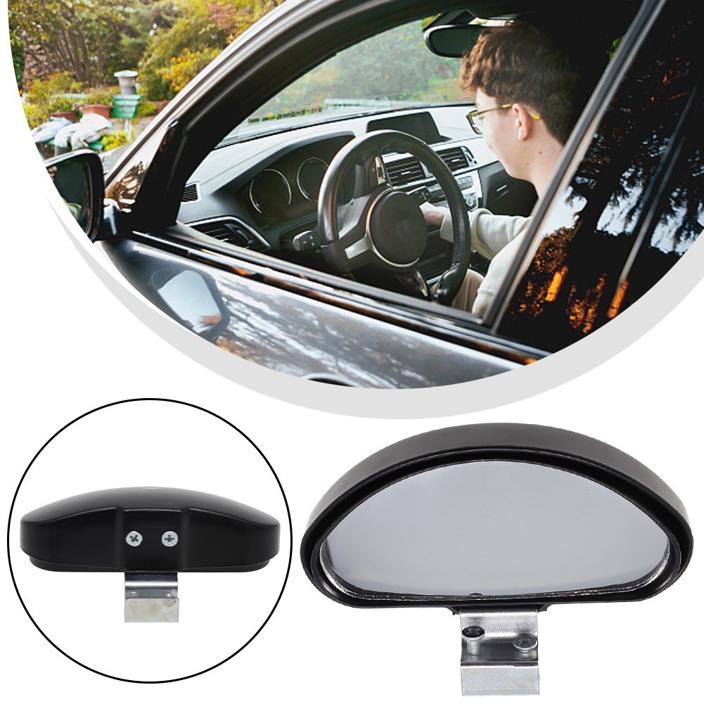 Nuevo Útil Espejo Espejo Punto Ciego Coche 1PC Negro Coche Automotriz Seguridad- - Image 2