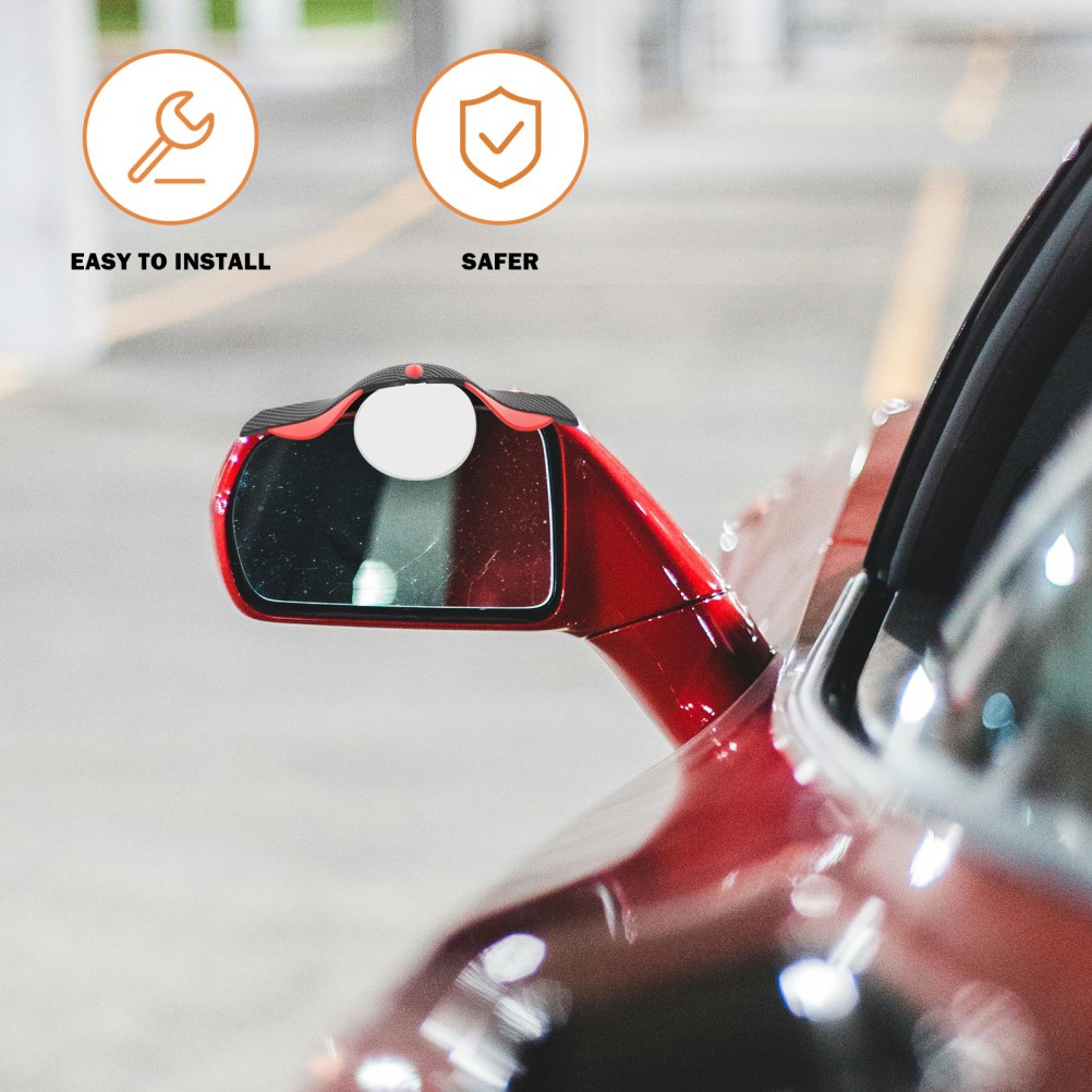 1 par de espejos retrovisores laterales auxiliares para automóvil- - Image 3