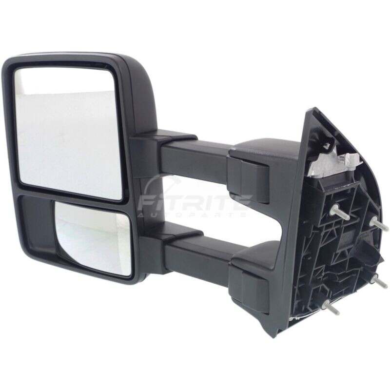 Juego de 2 espejos retrovisores de remolque plegables manuales diestros y diestros Ford F-250 Super Duty para 2008-12- - Image 4