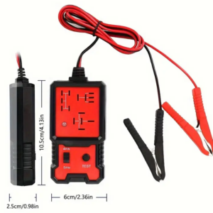 Probador de relé de 12 V 4 y 5 pines para automóvil profesional automotriz con clips de batería-