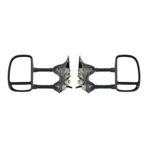 Nuevo espejo retrovisor de remolque eléctrico derecho y derecho plegable manual para Ford F-250 Super Duty 99-07-
