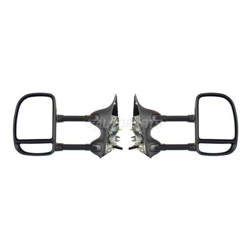 Nuevo espejo retrovisor de remolque eléctrico derecho y derecho plegable manual para Ford F-250 Super Duty 99-07-