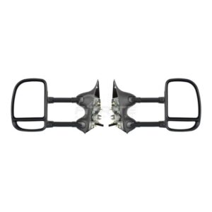 Nuevo espejo retrovisor de remolque eléctrico derecho y derecho plegable manual Ford F-250 Super Duty para 99-07-