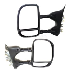 Nuevo espejo retrovisor lateral derecho y derecho plegable manual para Ford F-250 Super Duty 1999-10-