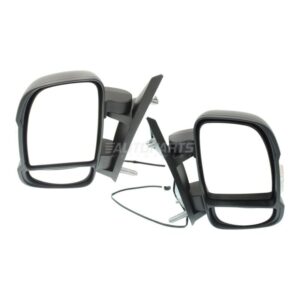 Nuevo espejo retrovisor delantero izquierdo derecho para Ram Promaster 1500 2014-2021 sin remolque-