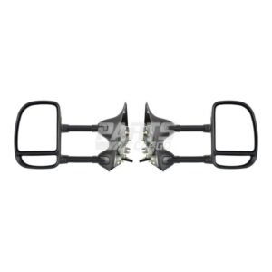 Nuevo espejo retrovisor de remolque eléctrico derecho y derecho plegable manual para Ford F-250 Super Duty 99-07-