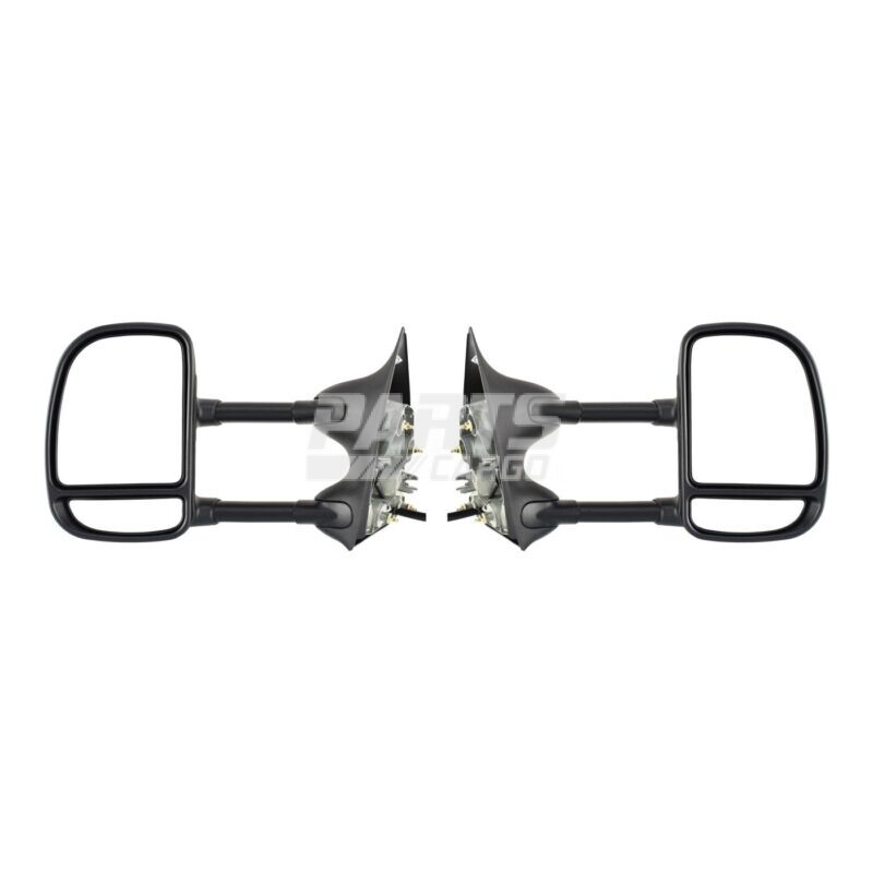 Nuevo espejo retrovisor de remolque eléctrico derecho y derecho plegable manual para Ford F-250 Super Duty 99-07-