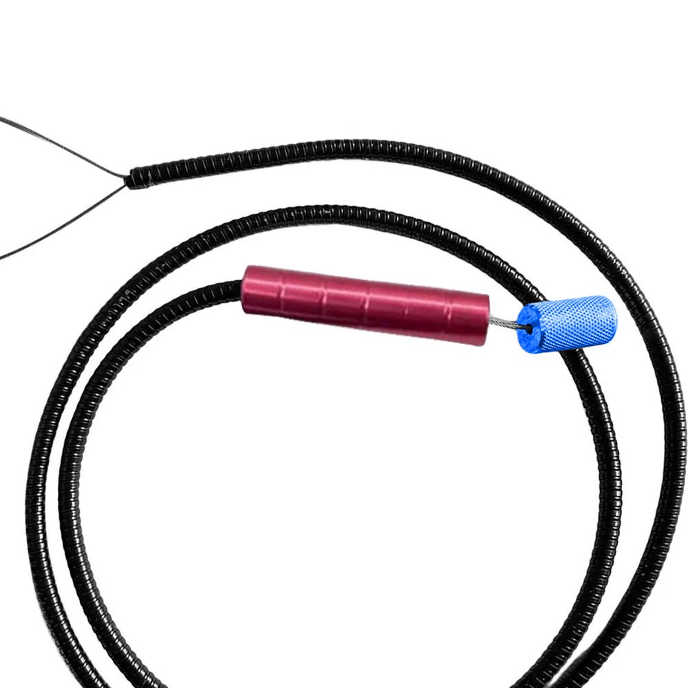 Herramienta de desbloqueo de puerta de coche de acero inoxidable en forma de serpiente de 100 cm/39,37 pulgadas abridor de emergencia- - Image 3