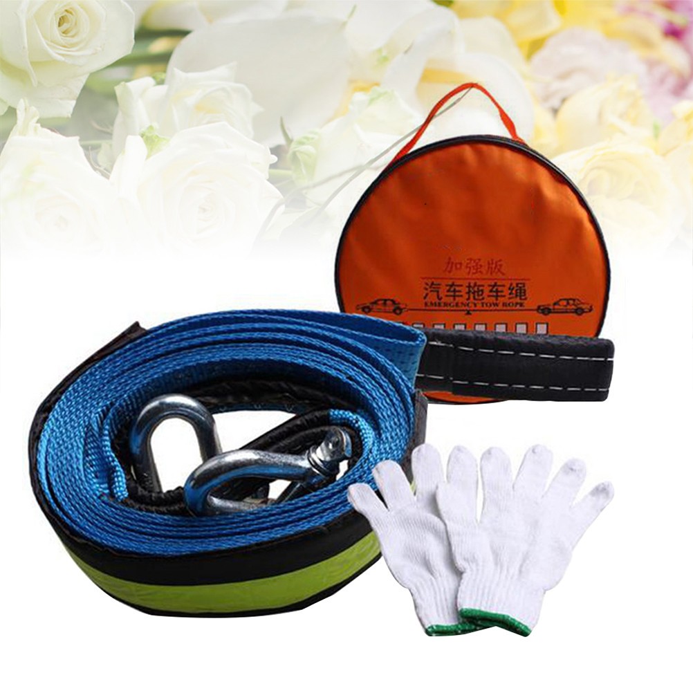 Cuerdas de remolque para automóviles accesorios de remolque gancho de recuperación de remolque de emergencia- - Image 3