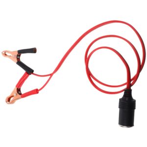 Conector con clip para cables de refuerzo automotriz encendedor de cigarrillos enchufe coche-