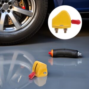 Interruptor de apagado de batería de 2 piezas perilla de encendido automotriz de energía de emergencia-