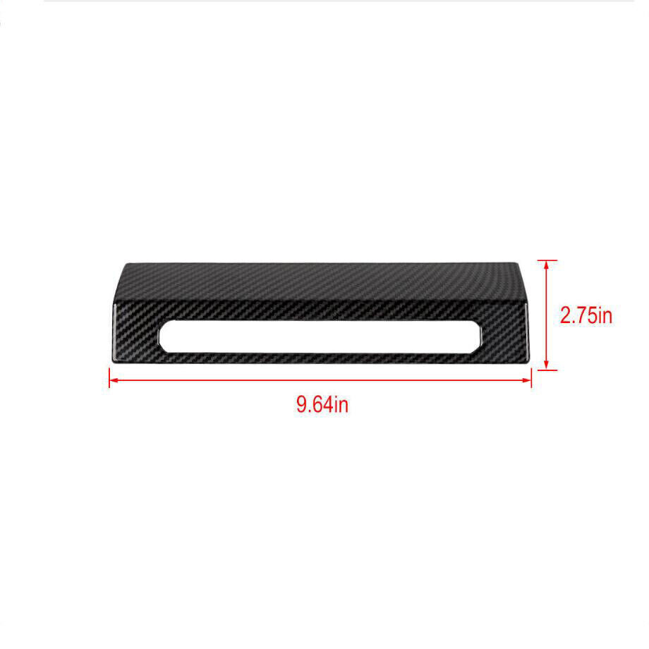 Cubierta de interruptor de luz de emergencia de coche para Ford F150 2015-2020 accesorios carbono- - Image 3