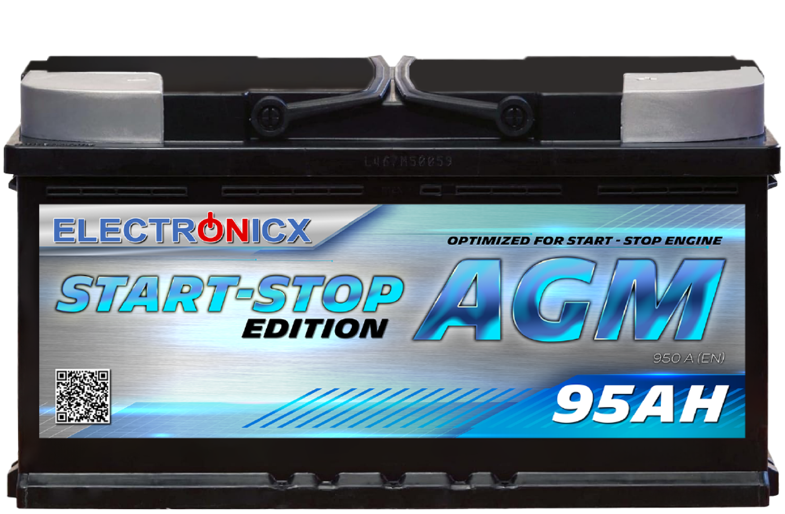 Batería de coche 95 AH AGM Start-Stop Electronicx batería de arranque batería 12V 850A-