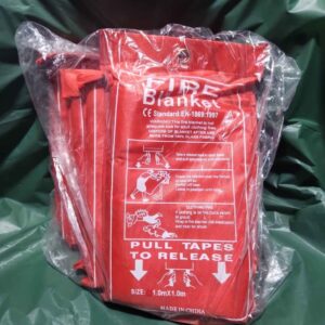 MANTA CONTRA INCENDIOS 1.0mx1.0m EN-1869:1997 fibra de vidrio emergencia seguridad en el hogar-
