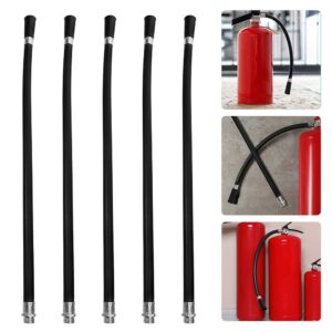 5pcs Soft Fire Extinguisher Hose For Vehicle Truck Safety Water Pipe Attachment